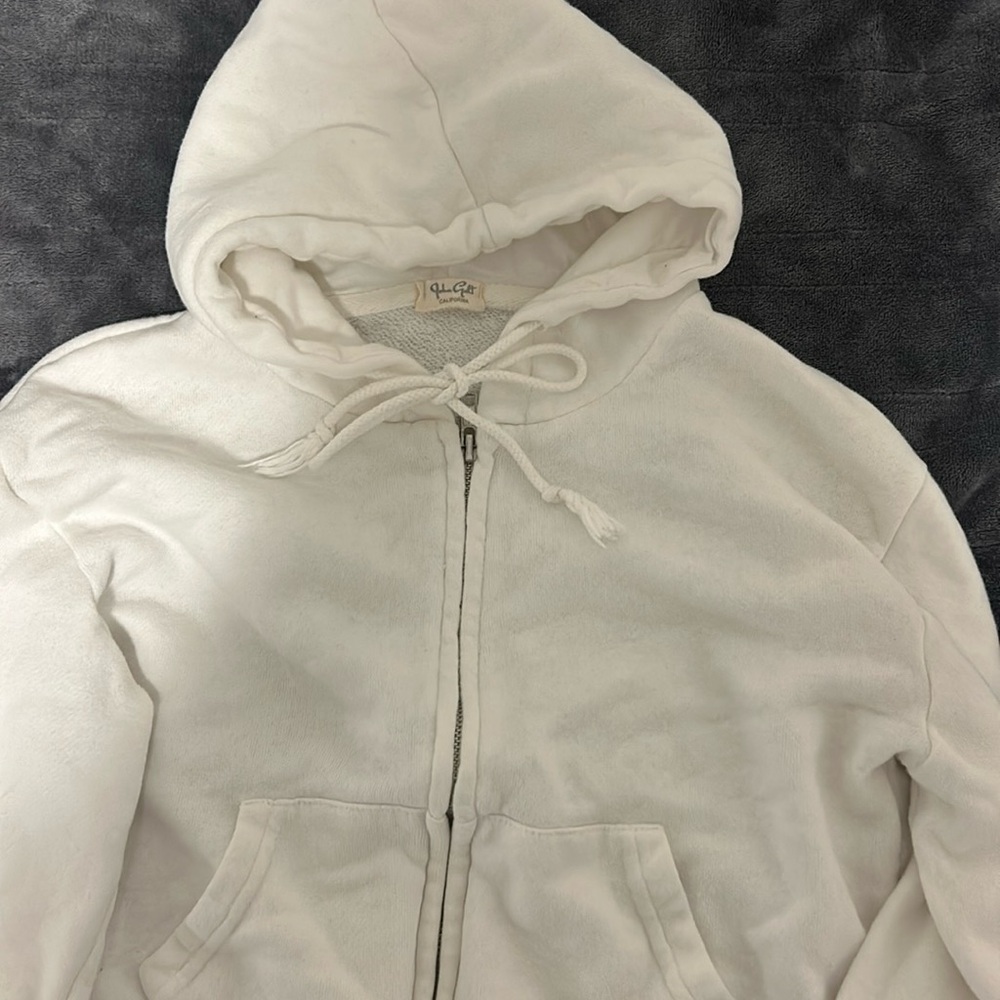 bite brandy melville crop zip sweater